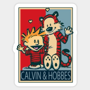 Calvin And Hobbes Comics Sticker